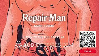 Hot Milf Seduce And Fuck Her Young Repairman