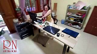 office cleaner earns extra tip after hours