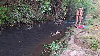 strangers get caught having sex at the waterfall