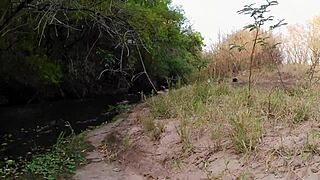 strangers get caught having sex at the waterfall