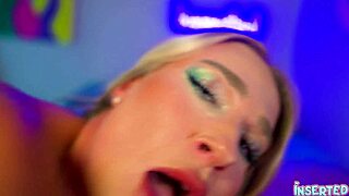 Inserted andi avalon is sexy in stockings