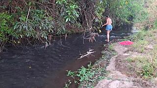 strangers get caught having sex at the waterfall