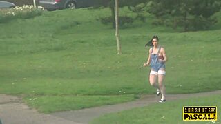 Skanky british sub hairpulled and analized in stockings