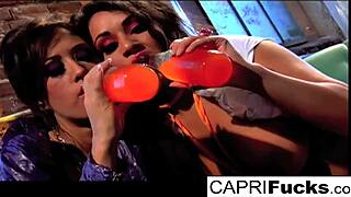 Capri Cavanni having lesbian fun with big tits