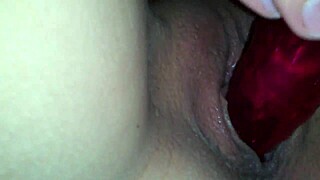 Teen Feels Intense Pleasure While Masturbating With Dildo