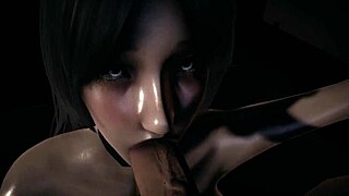 Gotka z wielkimi cyckami rżnie twardego kutasa hentai