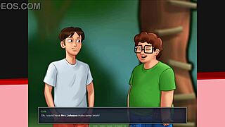 Blondine får rodet facial på vild sommerfest. Hendes store patter og røv stjæler showet!