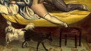 Vintage ilustracija karikature