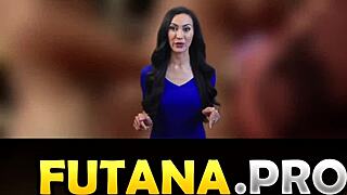 Wow, holka zakopne do divoké 3D futanari trojky s transkou milf! 😲