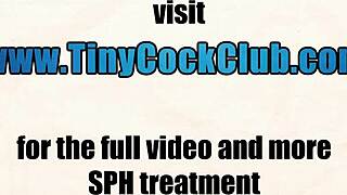 Micro penis sub vernederd door meesteressen terwijl hij aftrekt. Ik kan het niet geloven!