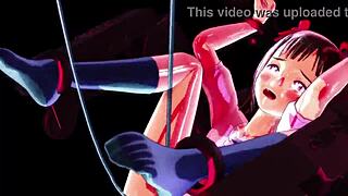 Vild 3D hentai Haruka i sträckspel knullaction!
