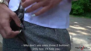 Uh, podvádějící blonďatá žena se zamotá s chlapem z dodávky