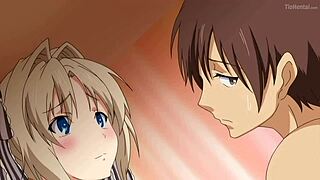 Harem hentai-animasjon med dampende tegnefilmscener i vill anime-knull