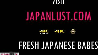 amatør japansk 18+ teen bliver brugt til rå sex og klæbrig POV creampie i sengen