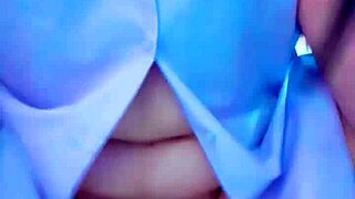 Thai Teen Student Rides Hard in Uniform After School