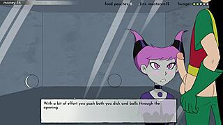 Ei, confira 18titans parte 14 com Blackfire se divertindo loucamente no jogo hentai