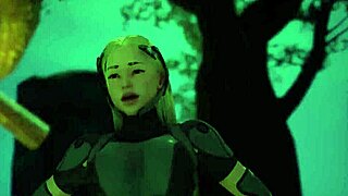 Hej, želiš se potopiti v to animirano stripo z Janeino skrivnostjo v divjem skupinskem seksu?