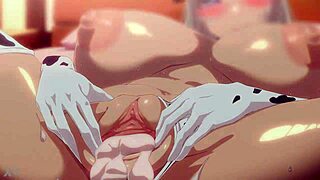 牛女Shenhe 角色扮演 猛骑内射，动漫牛女装狂野Hentai