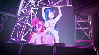 好奇MLP Vinyl合辑第2部分在惊人的3D动漫风格中？潜入这个狂野卡通之旅。