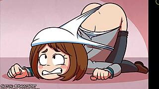 嘿，现在看看这个狂野卡通女孩wedgie合集