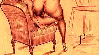 Vie secrète hentai vintage scènes anime rétro