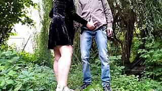 åh man, böjd över och knullade min svärmor doggystyle ute i parken