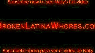 Debela 19-godišnja Latina Naty trpi grubo poniženje u trojci