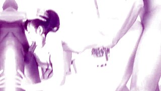 Mahasiswa Asia Cosplay Mengerang dalam Doggystyle Kasar