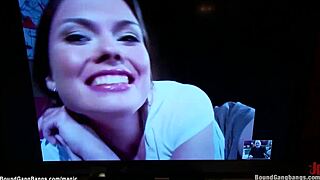 रशियन ब्राइड बाउंड इन इंटेंस इंटररेसियल गैंगबैंग