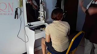 Hej, jesi video tu nagu frizerku kako tera damu da se skine za šišanje?