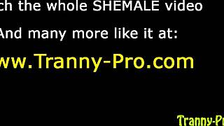 fetiş tgirl fahişe anal döl fışkırtmayla çılgına dönüyor