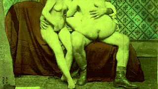 Dark Lantern Vintage Peepshow: Viktorianischer Gentleman und behaarte MILF Geständnisse