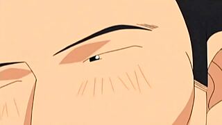 黄色いドレスの巨乳ミルフが無修正のヘンタイをバン！