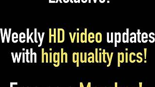 Nerwowa brunetka Lyra Lockhart zdobywa gorące zaskoczenie